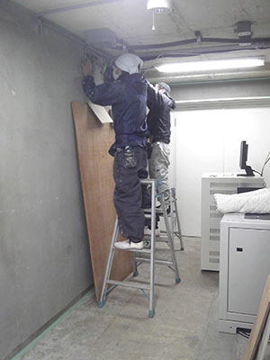 内装光触媒塗装1