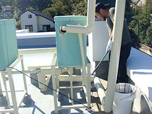 遮熱防水塗装工事2