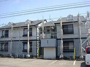 アパート全面塗装改修工事1