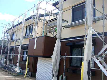 アパート全面塗装改修工事3