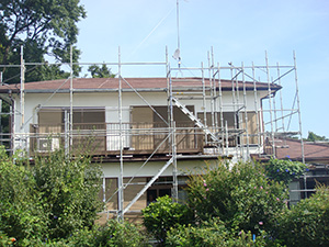 シリコンウレタンNAD塗装及び木部板金工事1