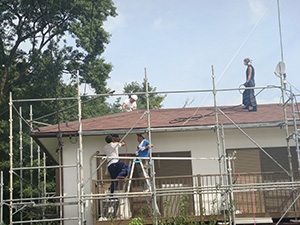 シリコンウレタンNAD塗装及び木部板金工事2
