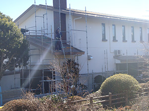 ホテル全面塗装改修工事1