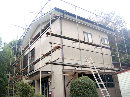 ラジカル塗料での塗装工事3