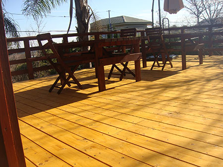 ウッドデッキ補修・塗装工事3