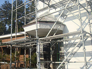 塗装工事・バルコニーFRP防水工事2