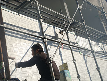 サイディング（調整）下地塗装2