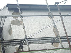 外壁左官補修・塗装工事2