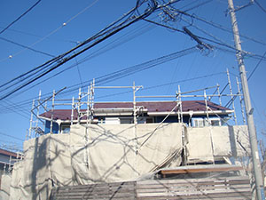 リゾート感漂うブルーの外壁2