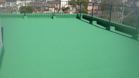 屋上の簡易防水工事3