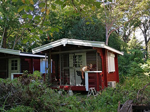 スウェーデンハウス塗装工事2