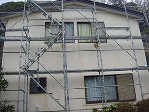 外装コーキング注入工事1