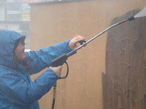 外装高圧洗浄作業2